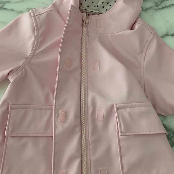 Toddler rain cat jacket in pink, size 18-24mo, NEW - Picture 3 of 4